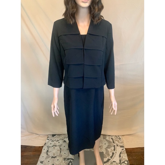 DN Design Vintage Black 2-Piece Dress & Jacket Set - Picture 10 of 14